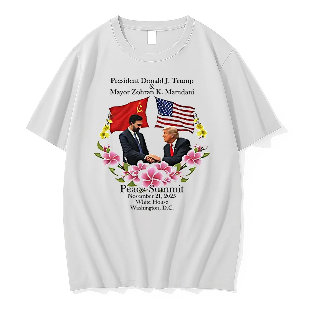 President Trump And Zohran Mamdani Peace Summit November 21 2025 Shirts