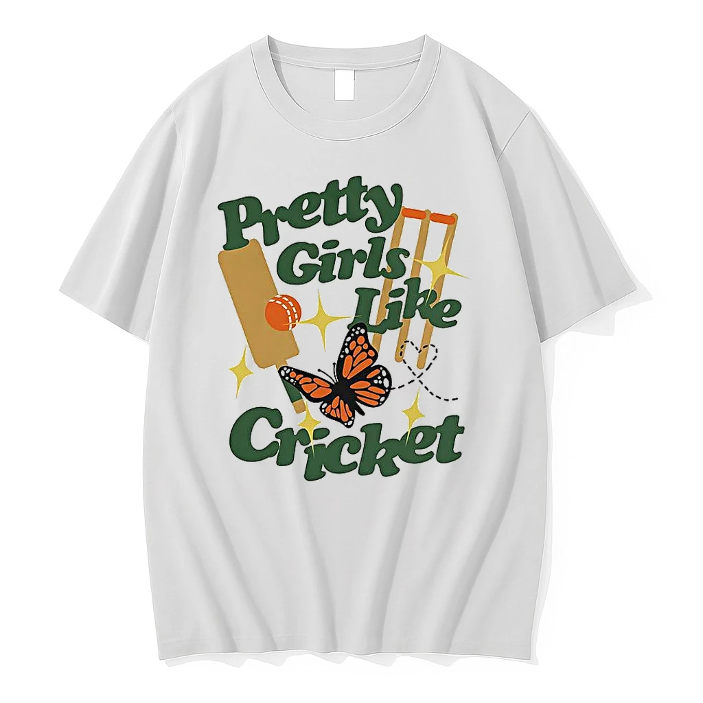 Pretty Girls Like Cricket Butterfly Shirts