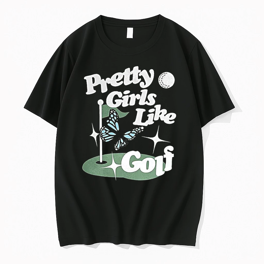 Pretty Girls Like Golf Butterfly Shirts