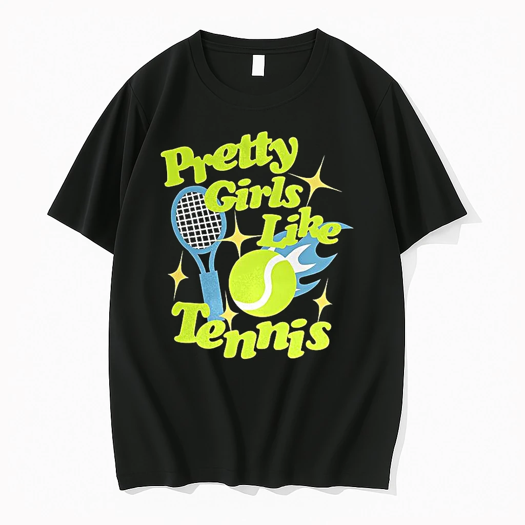 Pretty Girls Like Tennis Rackets And Balls Shirts
