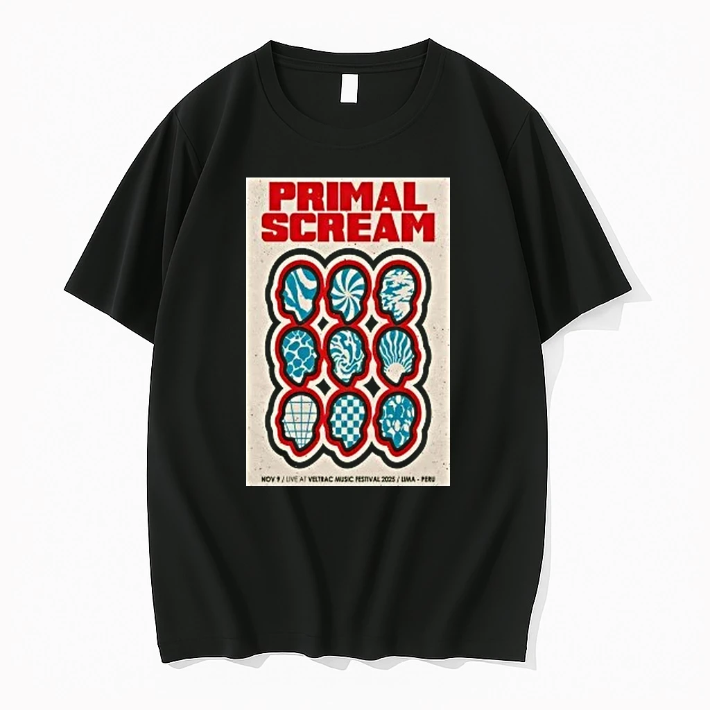 Primal Scream Nov 9 2025 Veltrac Music Festival In Lima Peru Shirts