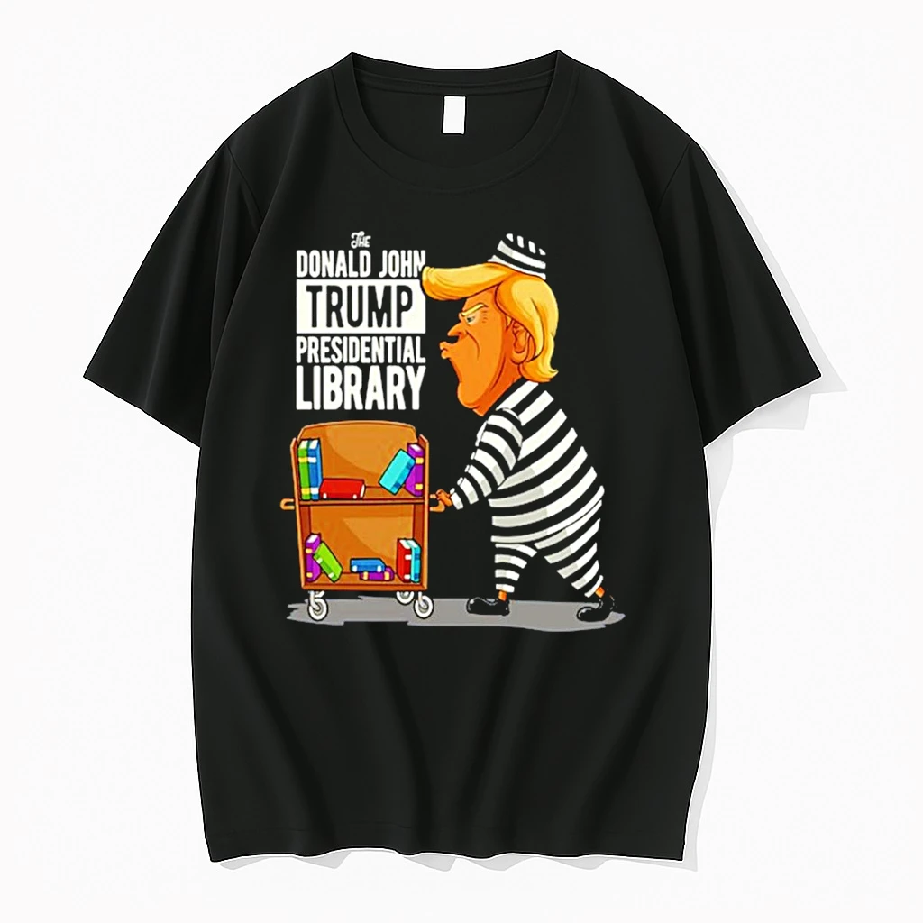 Prison Trump Presidential Library Shirts