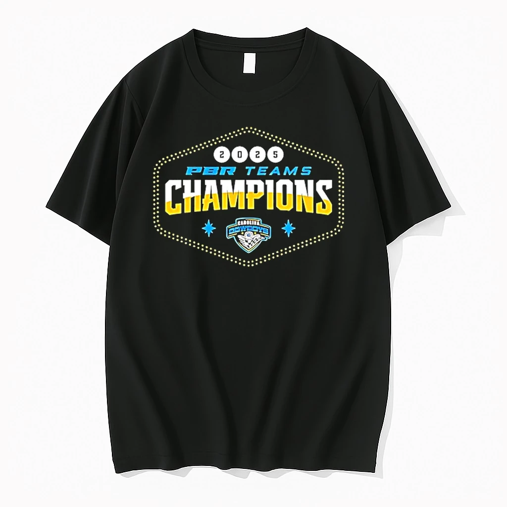 Professional Bull Riders2025 Teams Championship Winners Carolina Cowboys Shirts