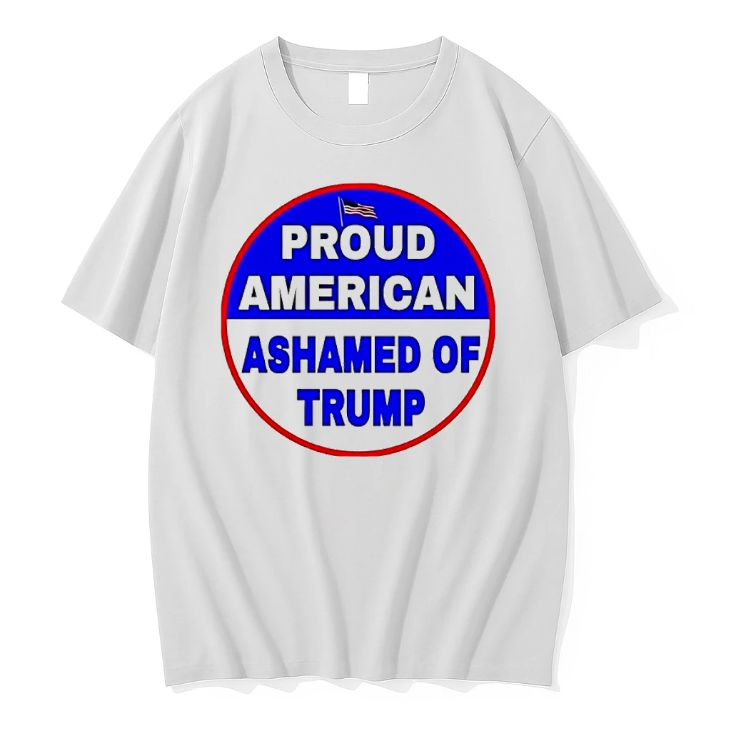 Proud American Ashamed Of Trump 2025 Shirts