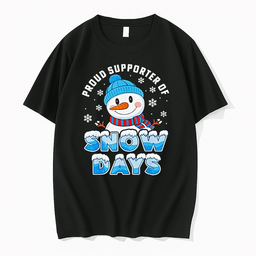 Proud Supporter Of Snow Days Christmas Retro Shirts
