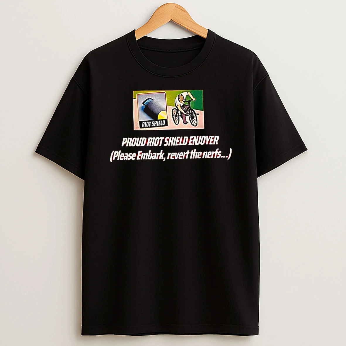 Proud Riot Shield Enjoyed Shirts