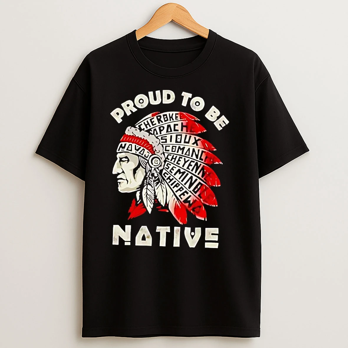 Proud To Be Native America T Shirts