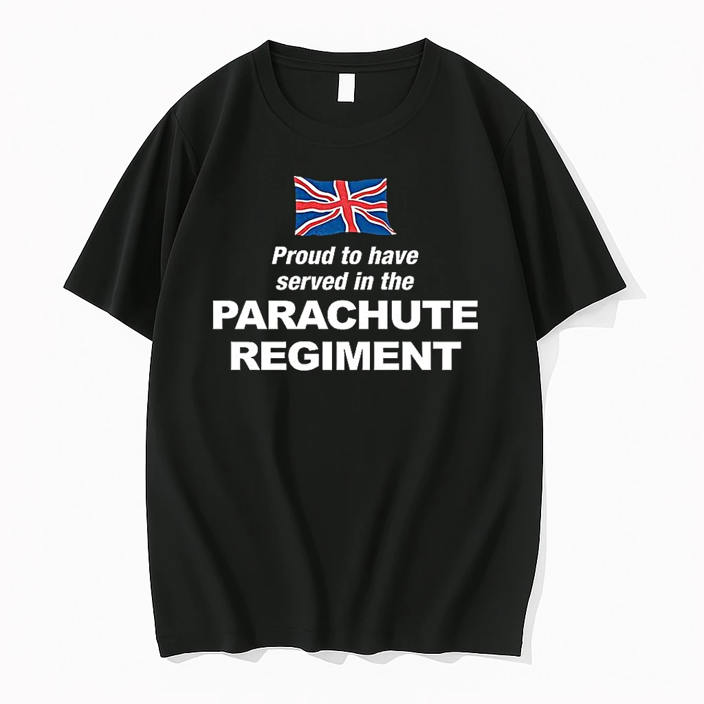 Proud To Have Served In The Parachute Regiment Union Jack Flag Shirts