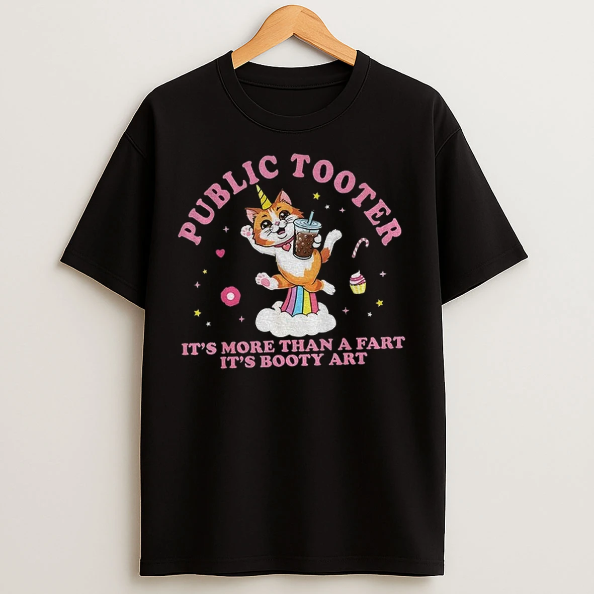 Public Tooter Its More Than A Fart Its Booty Art T Shirts