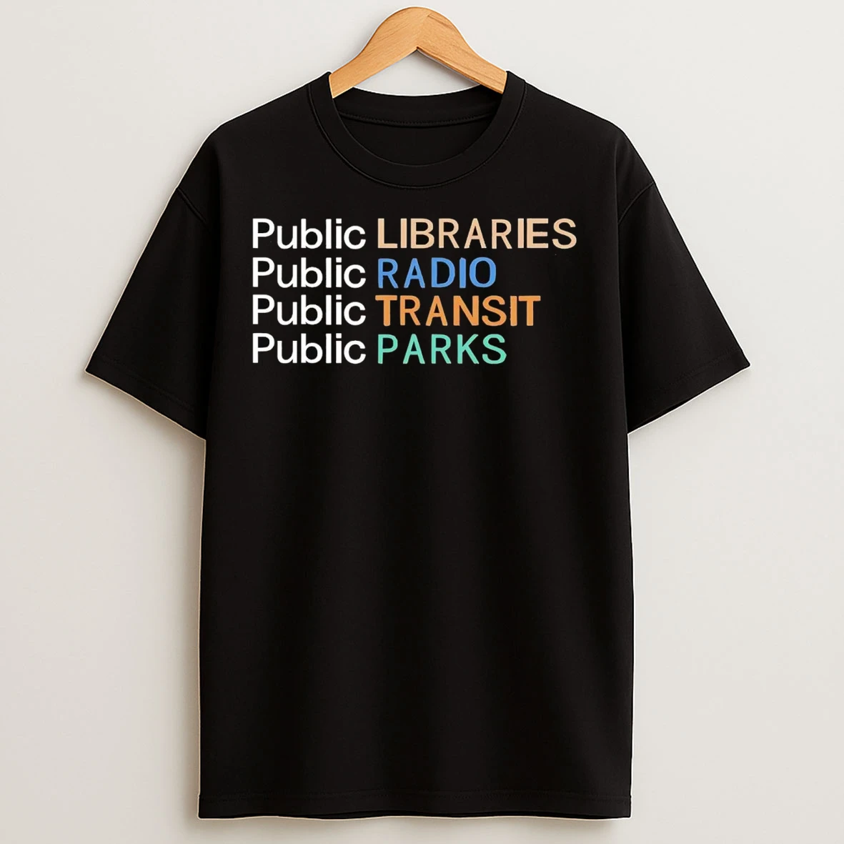 Public Libraries Radio Transit Parks T Shirts