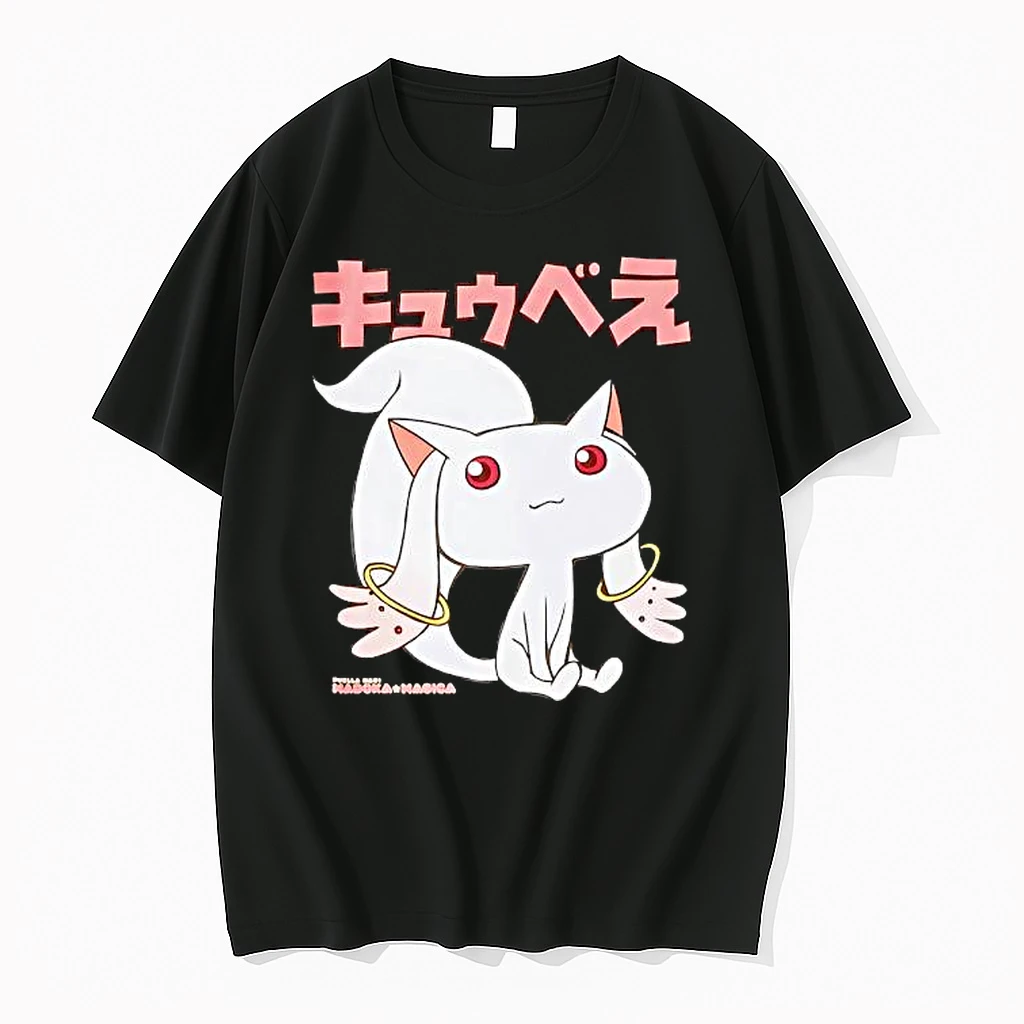 Puella Magi Madoka Magica Kyubey Cute Shirts