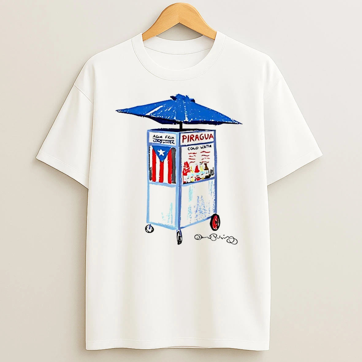 Puerto Rico Piragua Cart Shirts