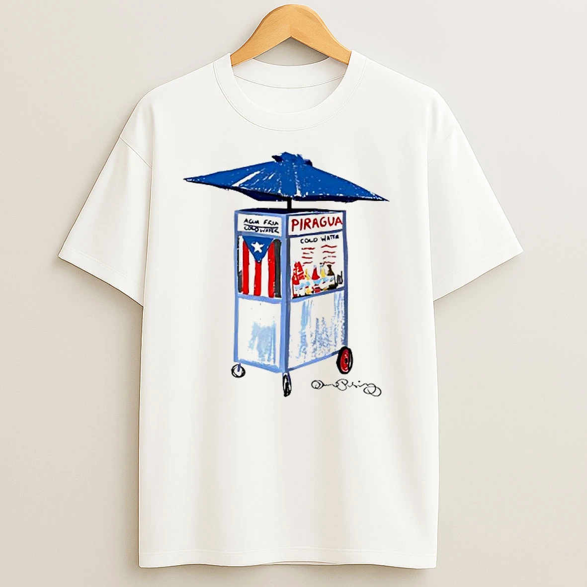 Puerto Rico Piragua Cart T Shirts