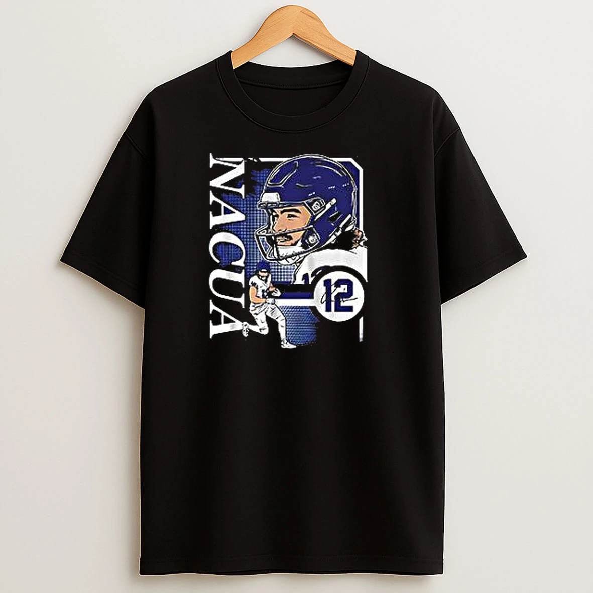 Puka Nacua Collage Frame Number 12 Football T Shirts
