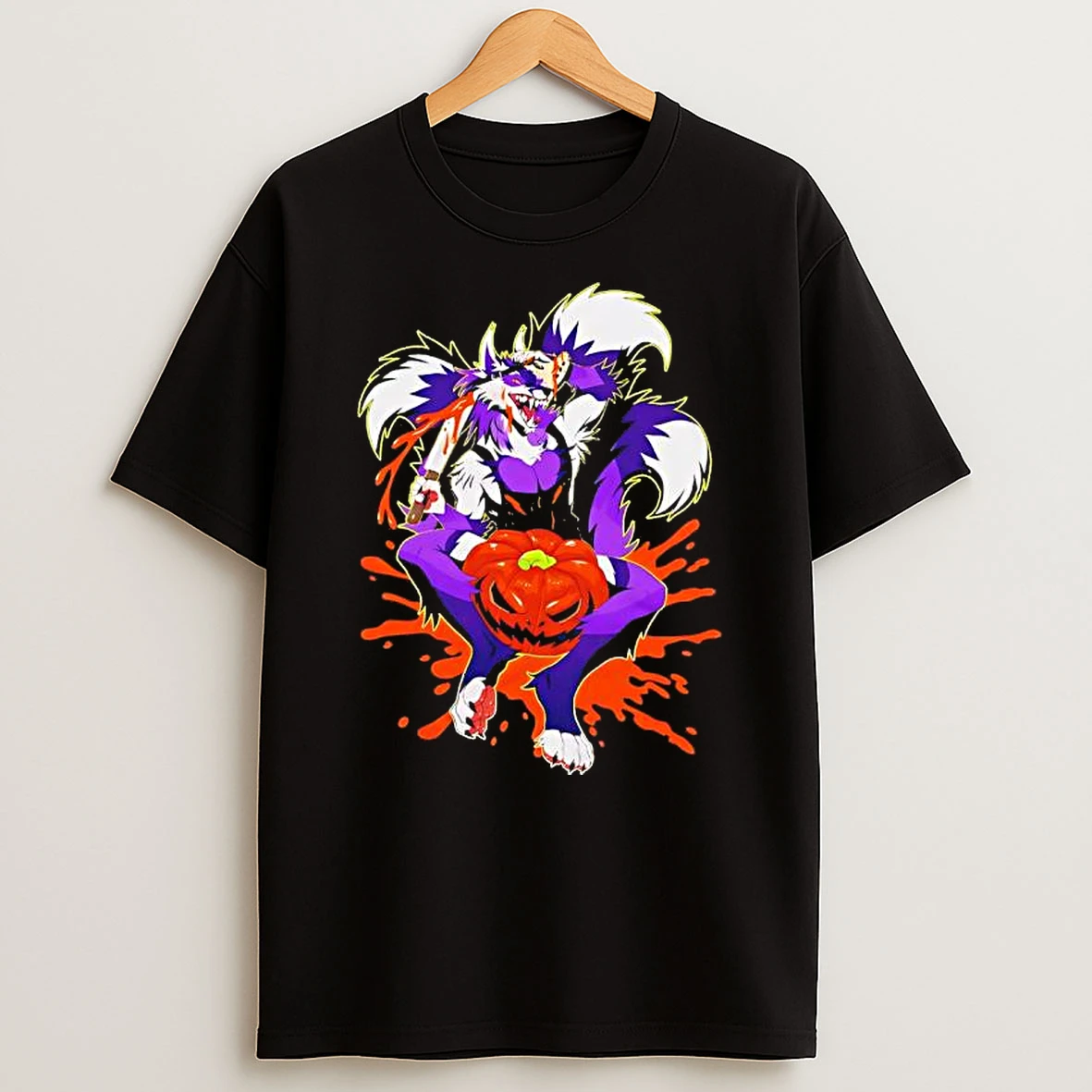Pumpkin Frisko Fox Black Shirts