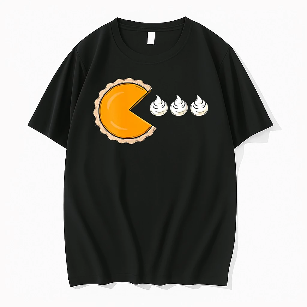 Pumpkin Pie Chasing Whipped Cream Funny Thanksgiving Shirts