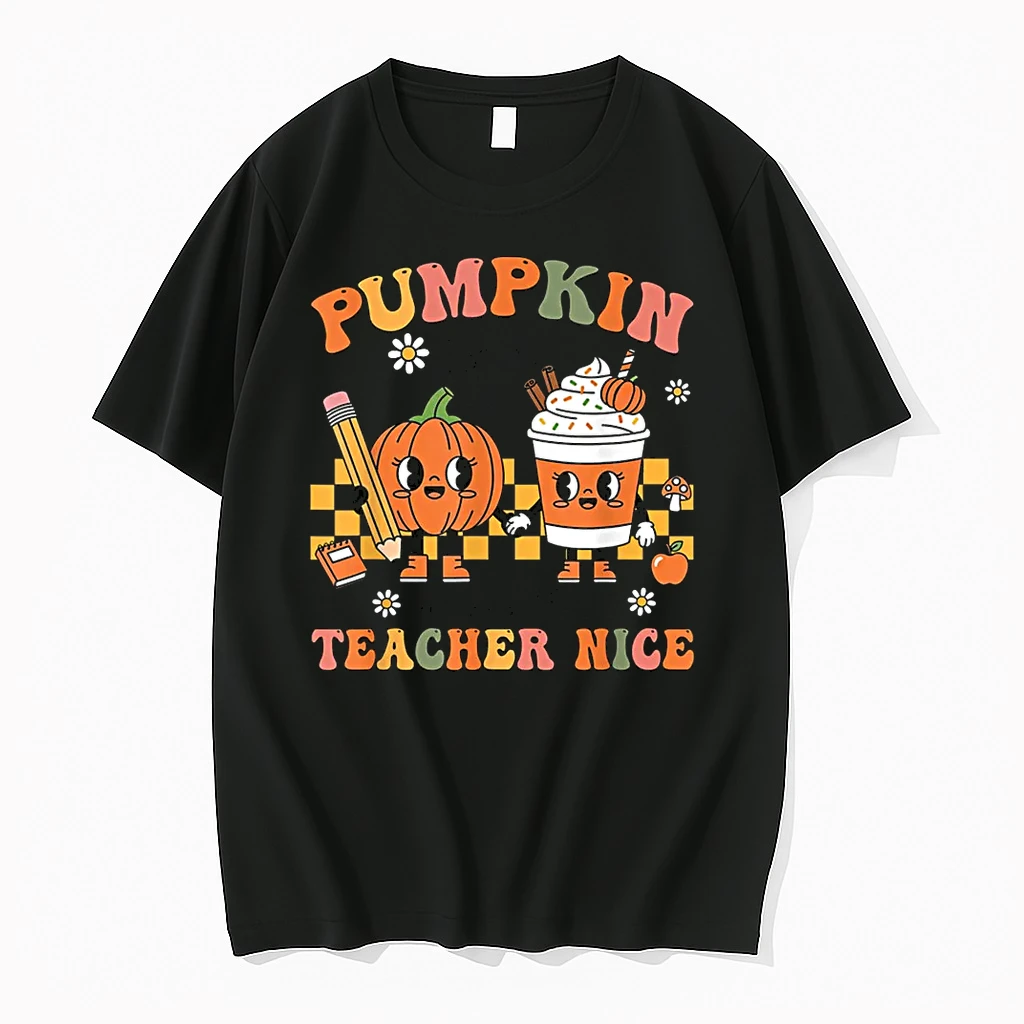 Pumpkin Spice Makes The Teacher Nice Thanksgiving Teaching Shirts