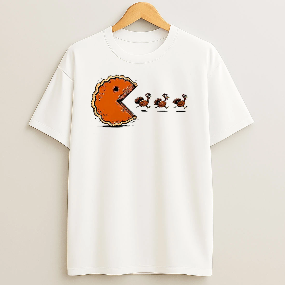 Pumpkin Pie Turkey Funny Fall Thanksgiving Game Shirts