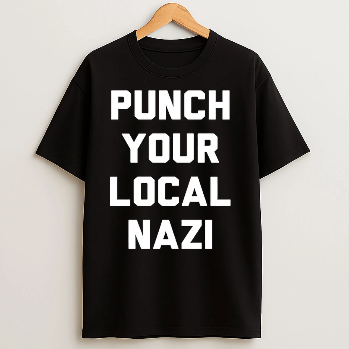 Punch Your Local Nazi Graphic T Shirts