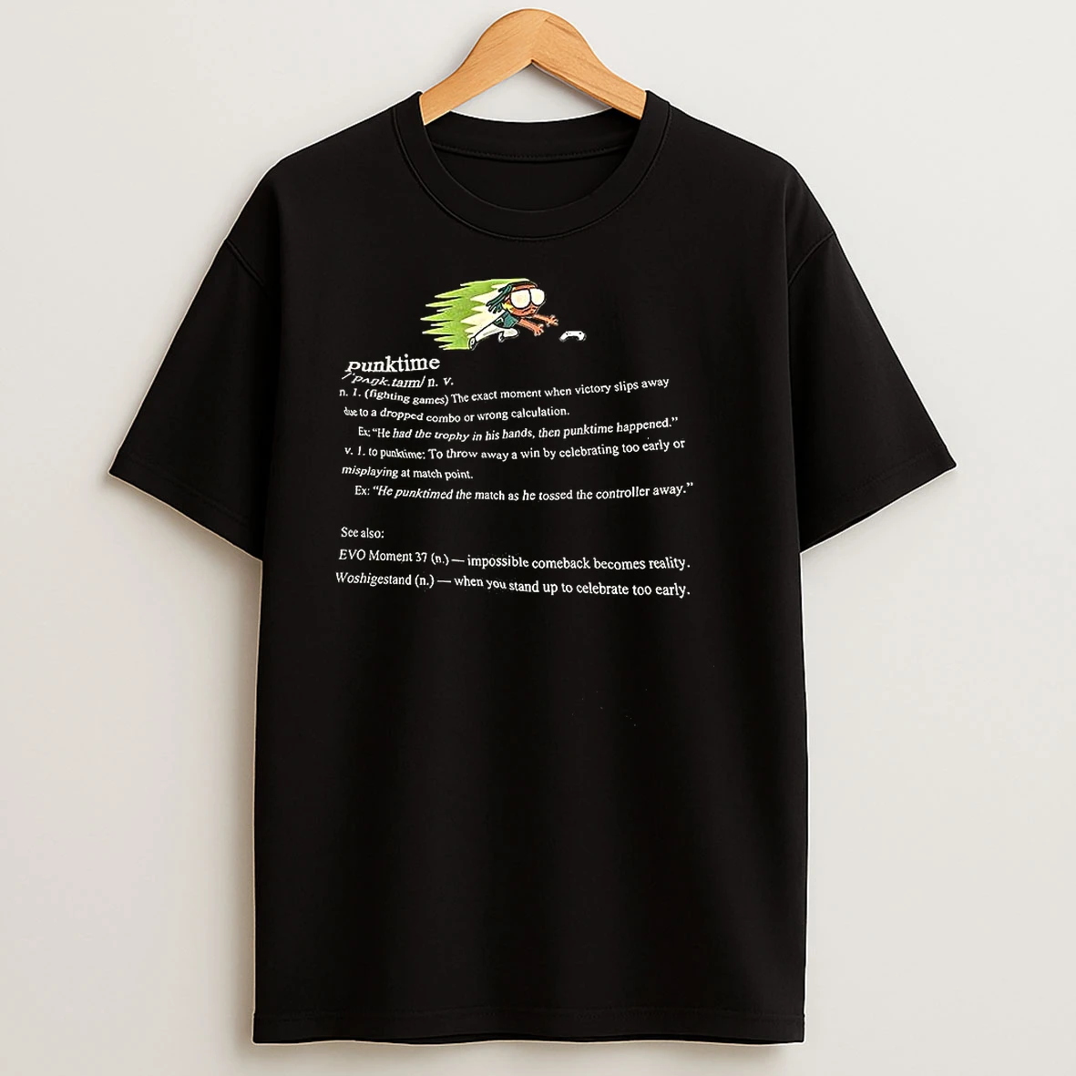 Punktime Fighting Game Definition T Shirts