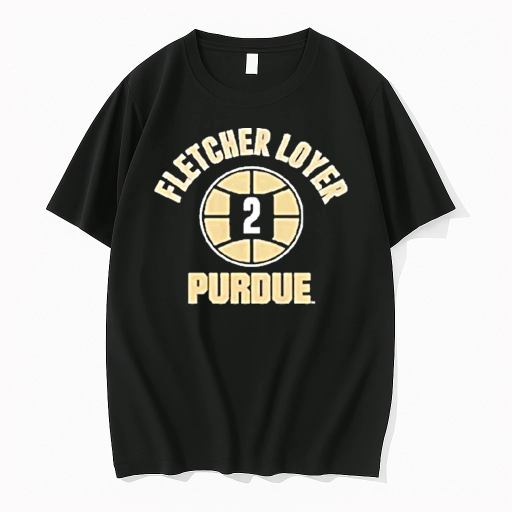 Purdue Basketball Fletcher Loyer Name Number Ball Shirts