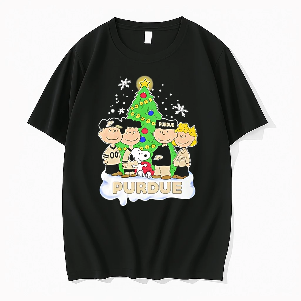 Purdue Boilermakers Snoopy And The Peanuts Christmas 2025 Shirts