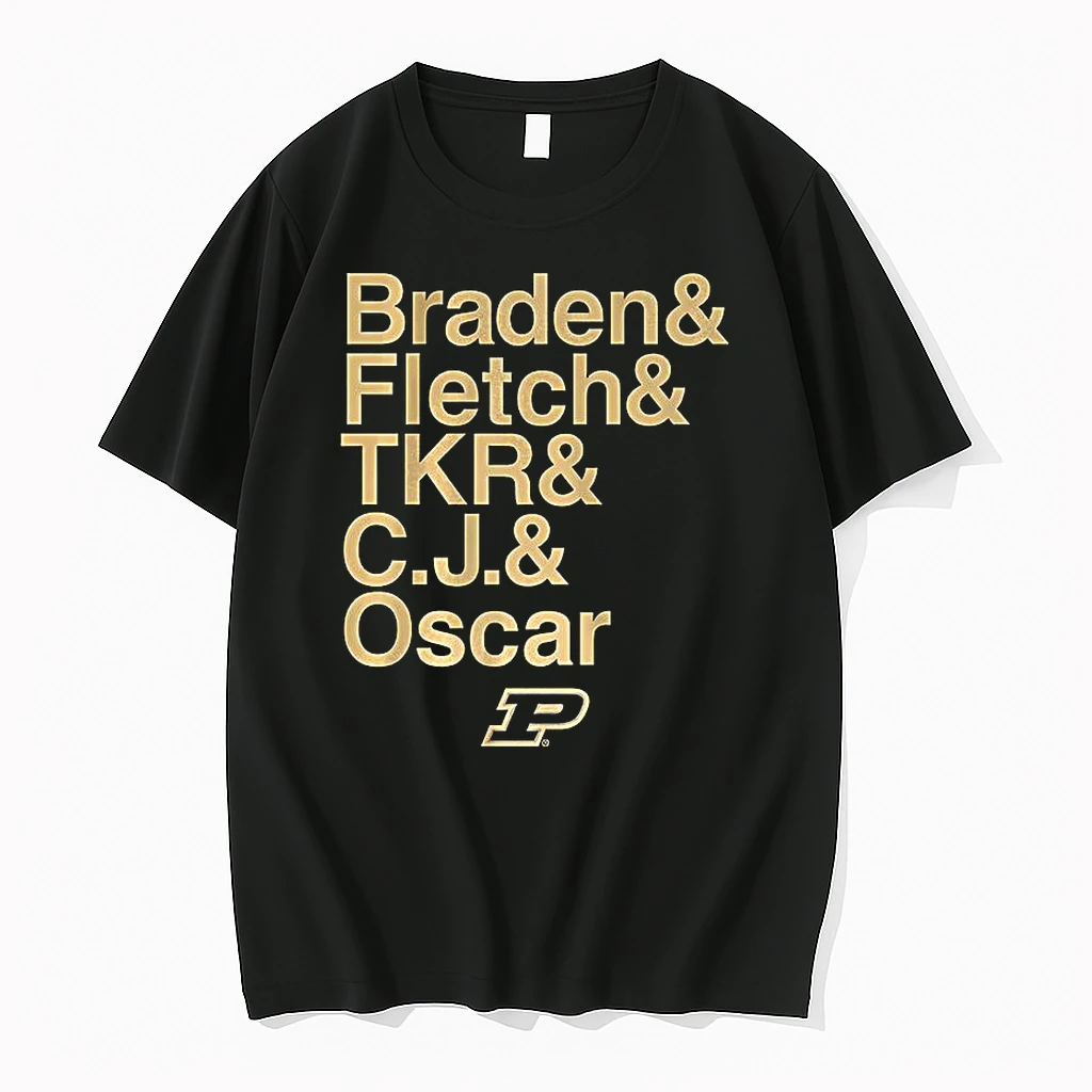 Purdue Boilermakers Basketball Ampersand Stars 2025 2026 Shirts
