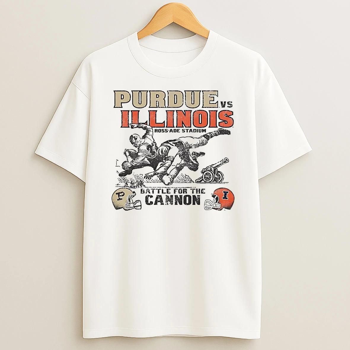 Purdue Boilermakers Vs Illinois Fighting Illini 2025 Battle For The Cannon Shirts
