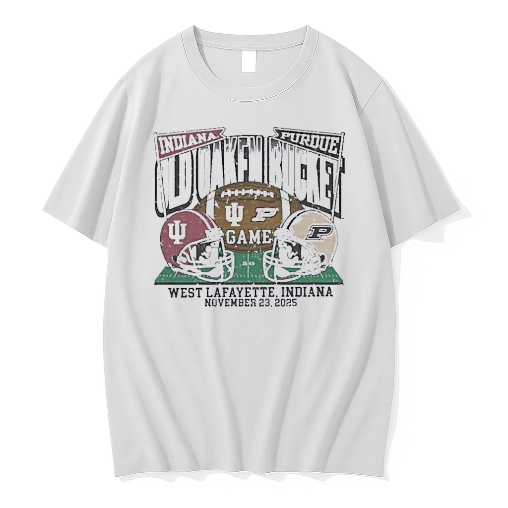 Purdue Boilermakers Vs Indiana Hoosiers 2025 Old Oaken Bucket Game Matchup Shirts