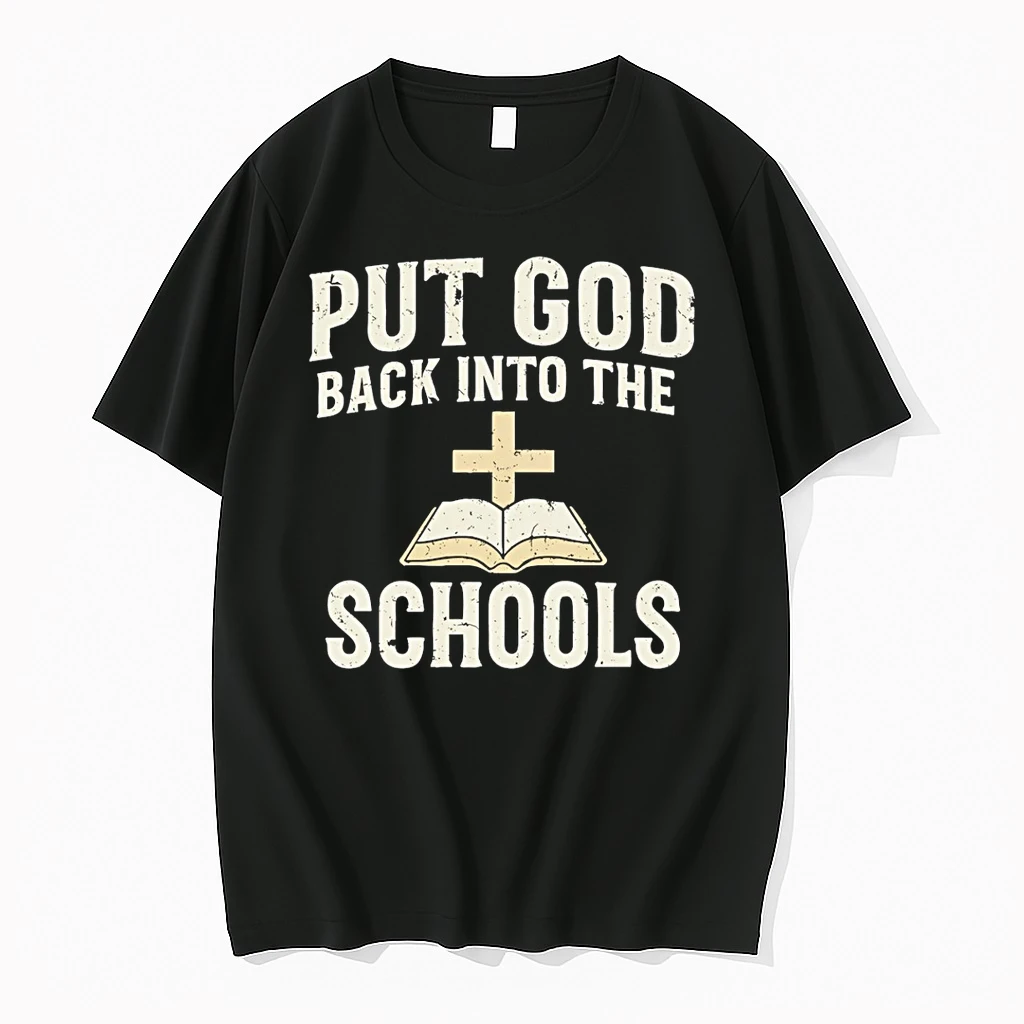 Put God Back Into The Schools Christ Shirts