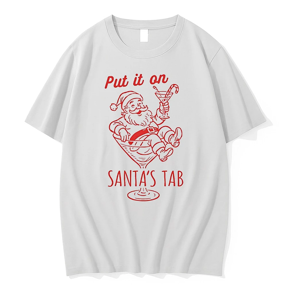Put It On Santas Tab Christmas Shirts