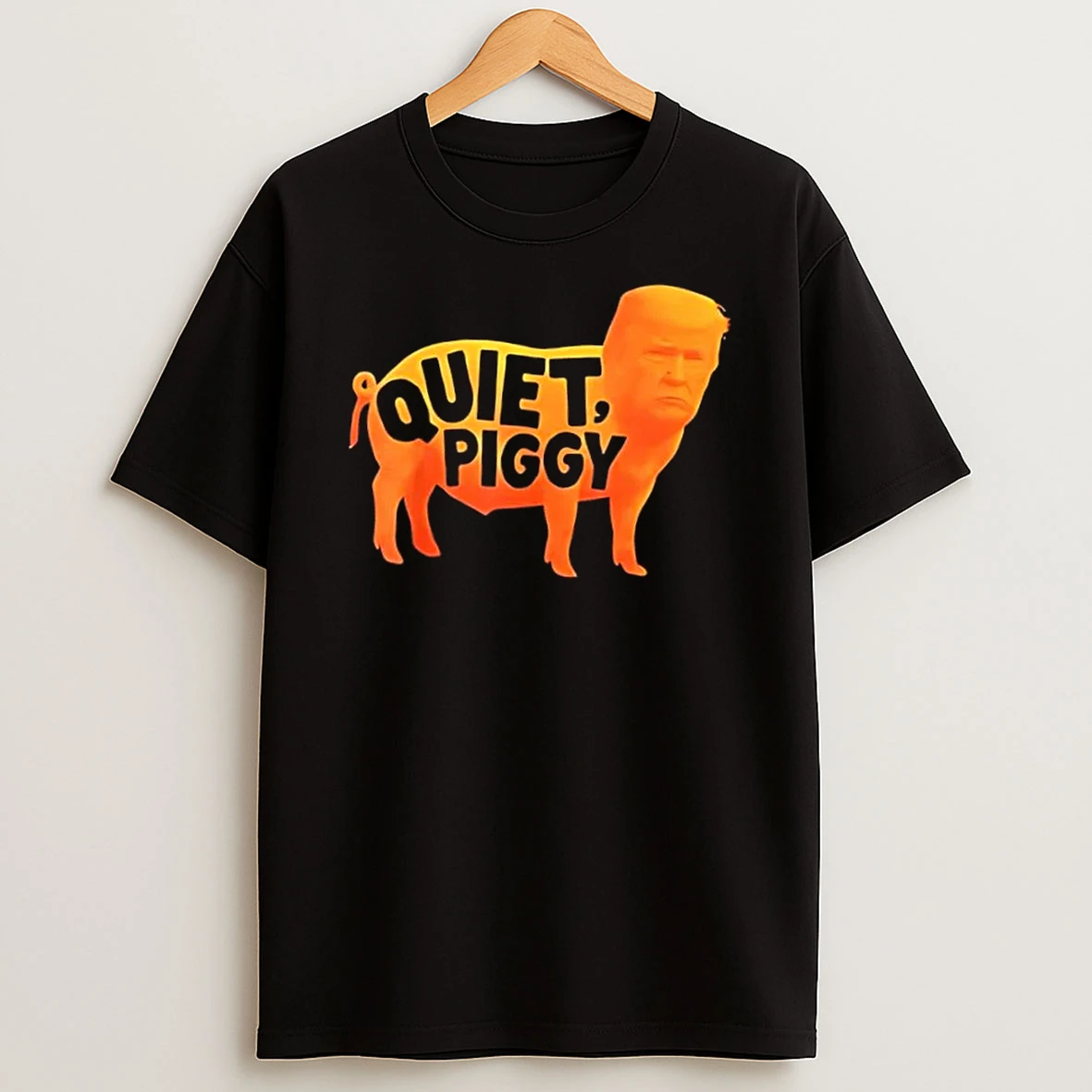 Quiet Piggy Donald Trump Pig Meme Shirts