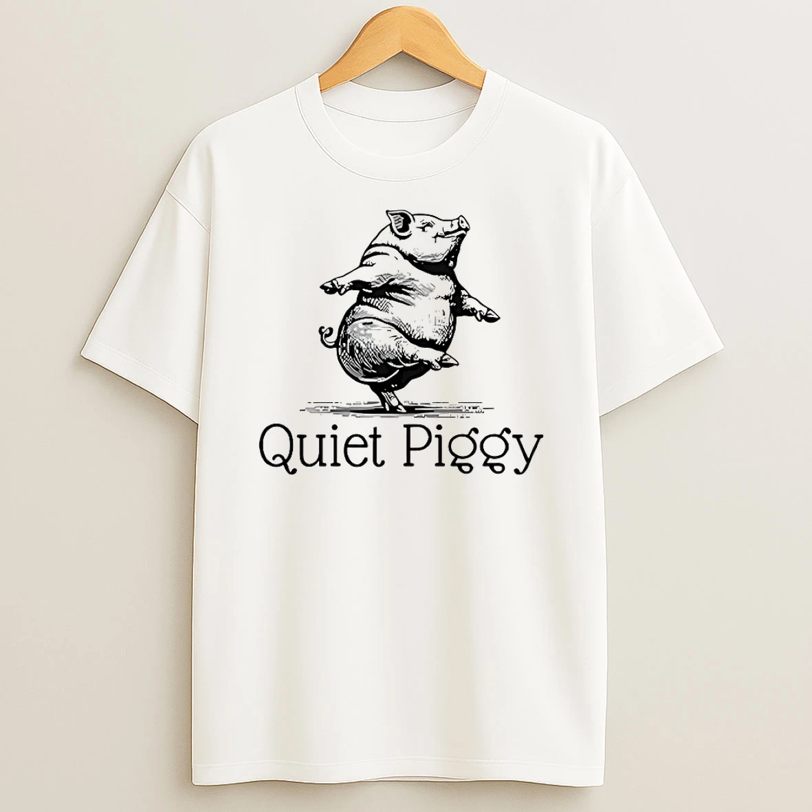 Quiet Piggy Donald Trump Shirts