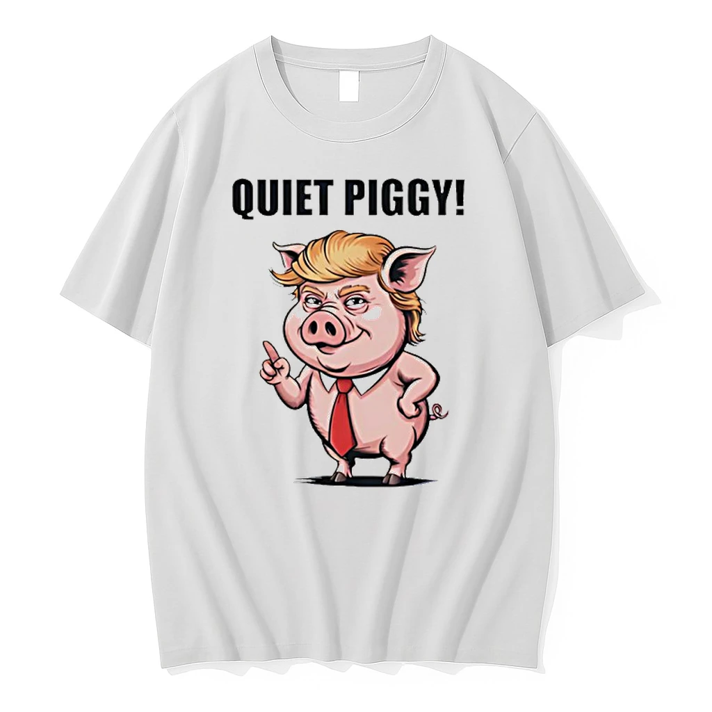 Quiet Piggy Fun Trump Pig Shirts