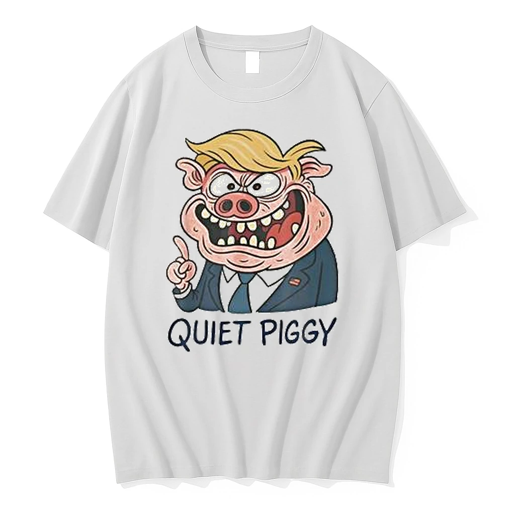 Quiet Piggy Humor Politics Shirts