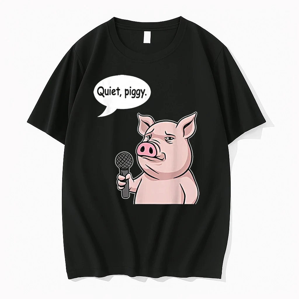 Quiet Piggy Meme Shirts
