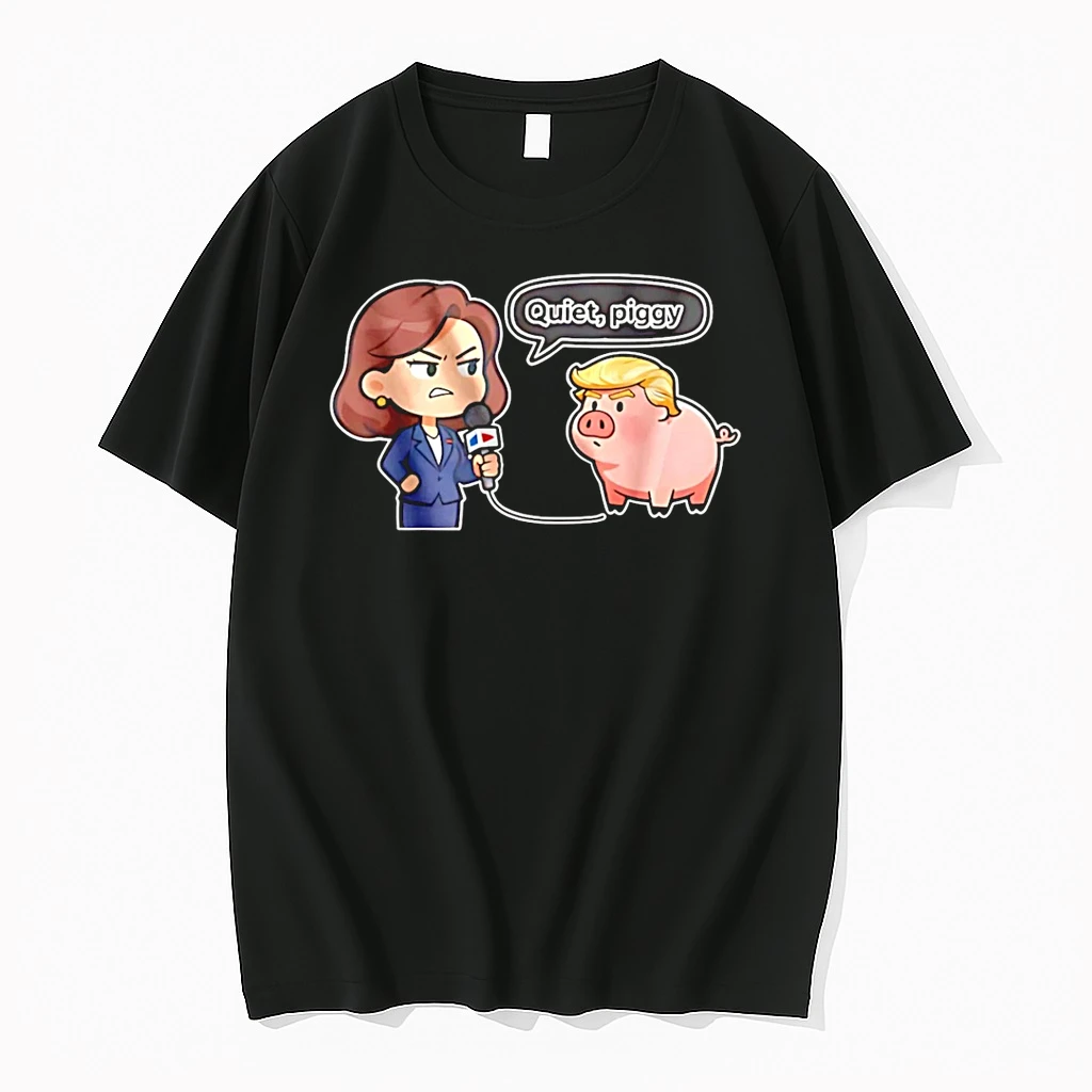 Quiet Piggy Quote Support Women Trump Shirts