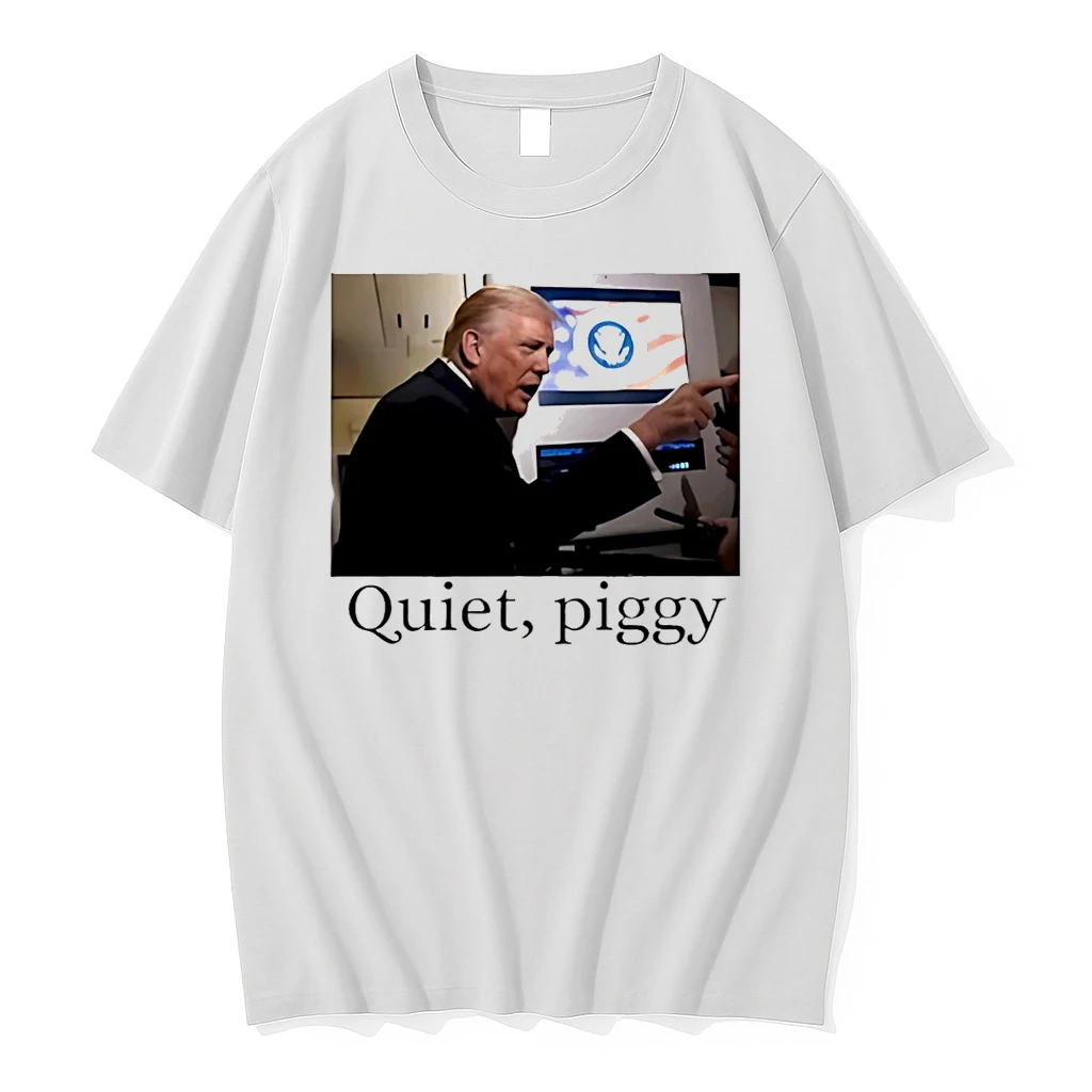 Quiet Piggy Trump Funny Shirts