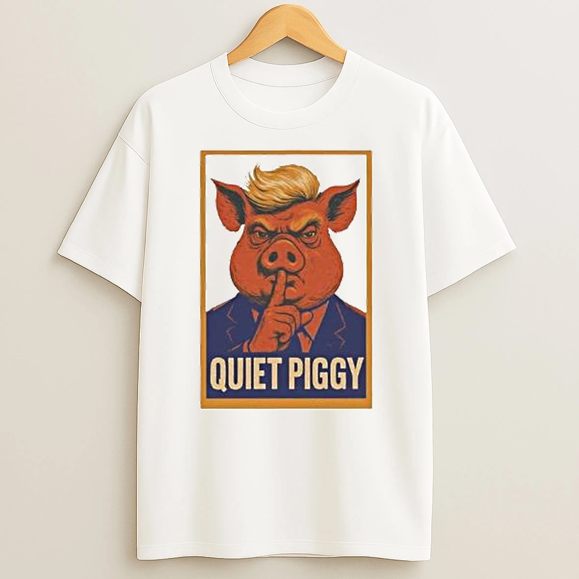 Quiet Piggy Style Pig Shirts