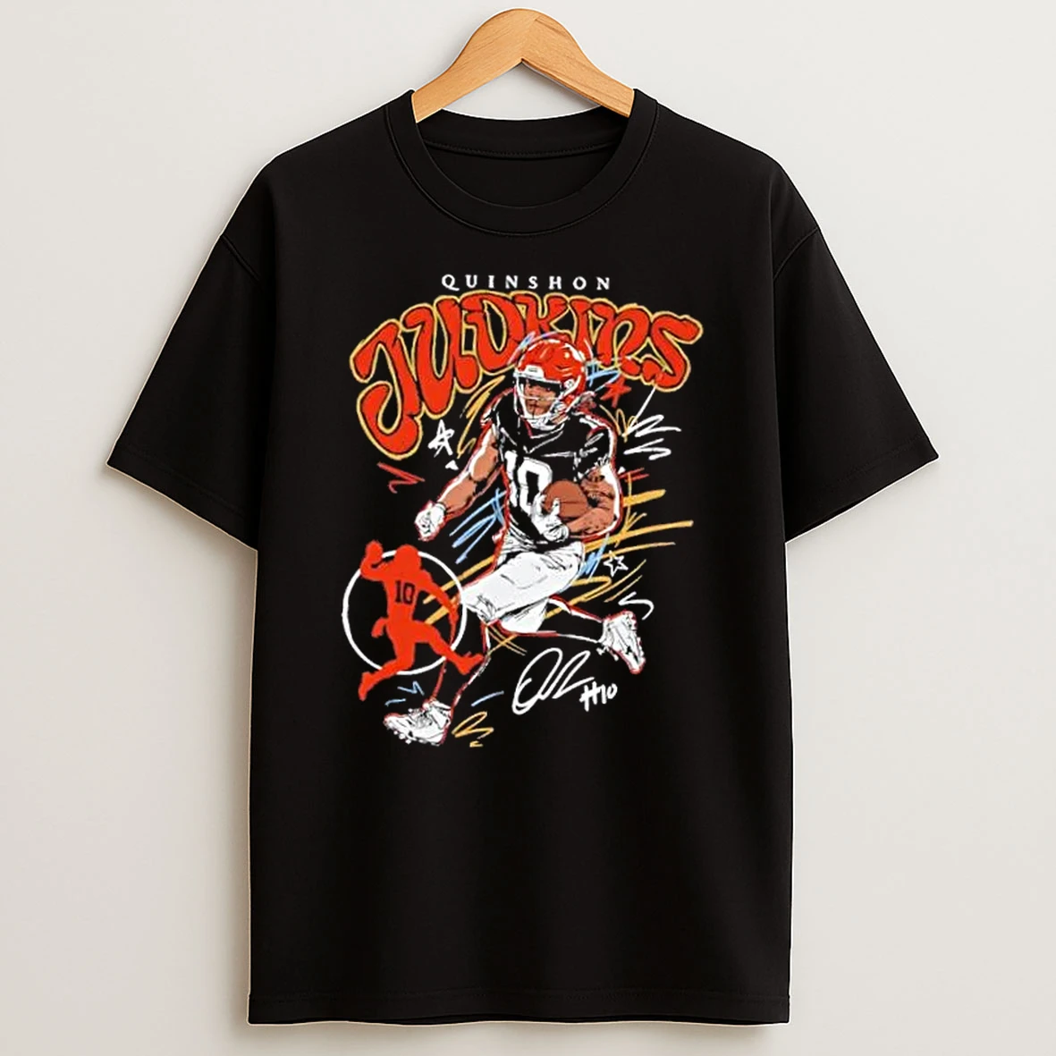 Quinshon Judkins Cleveland Browns Scribble Signature Shirts
