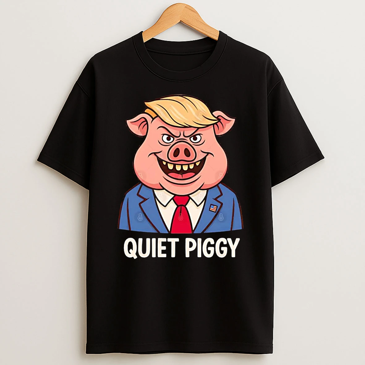 Quite Piggy Trump Pig Smile Shirts