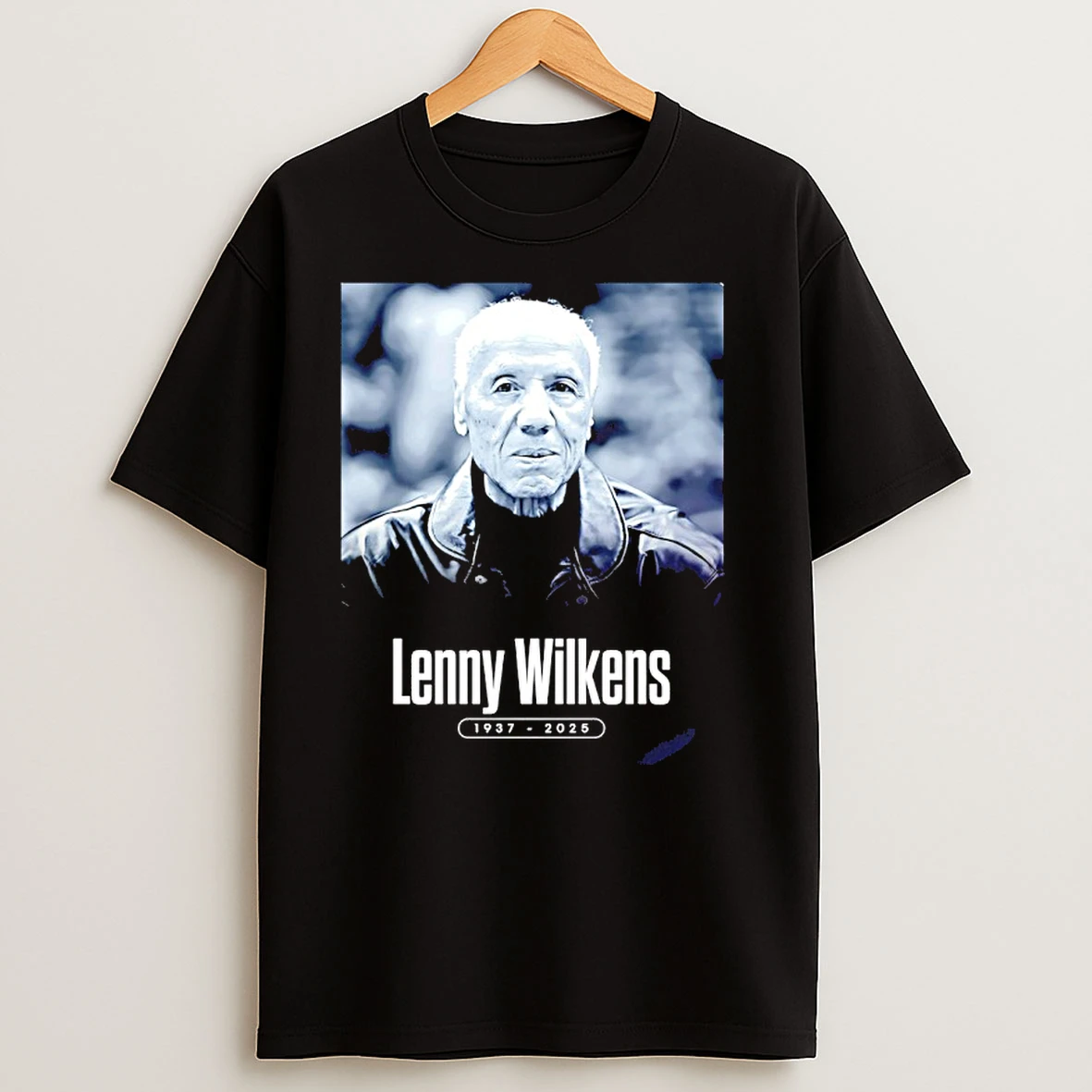 Rip Lenny Wilkens Hall Of Fame Basketball Player And Coach T Shirts