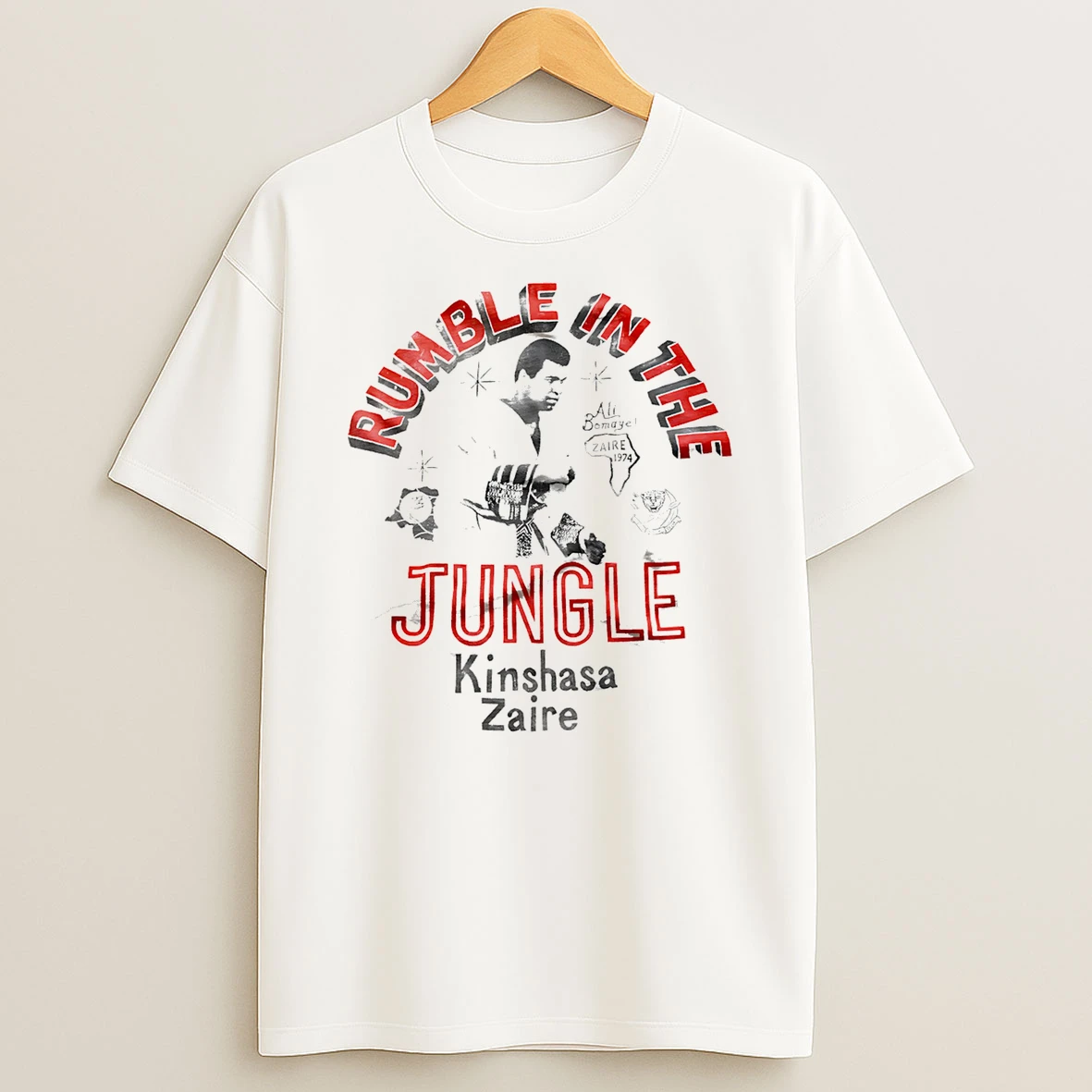 Rof X Rumble In The Jungle Kinshasa Zaire Shirts