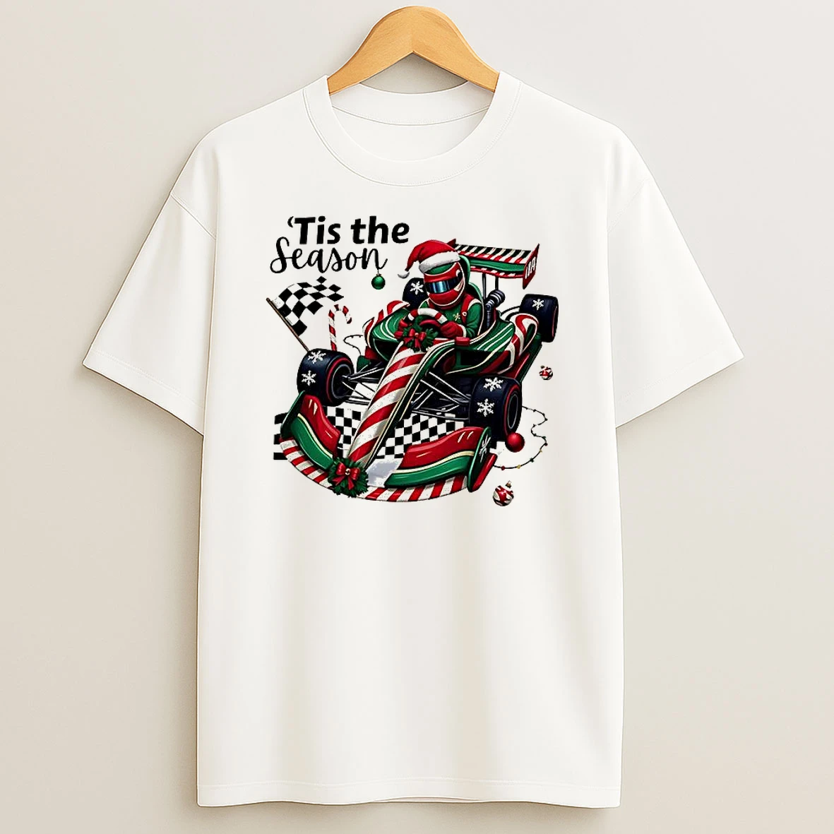 Race Racing F1 Tis The Season Christmas Shirts