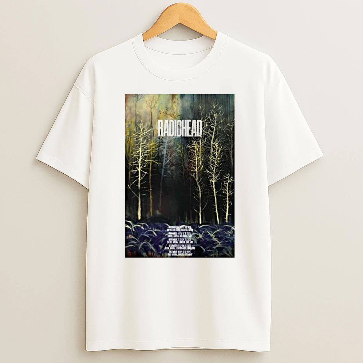 Radiohead Tour 2025 Shirts
