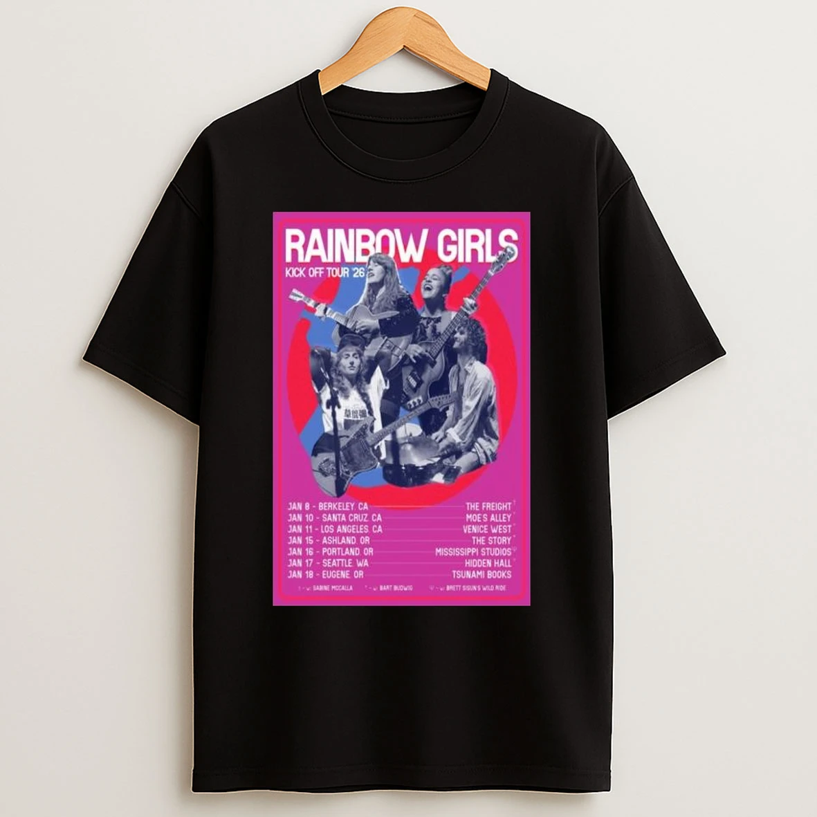 Rainbow Girls Kick Off Tour 2026 Long Sleve T Shirts