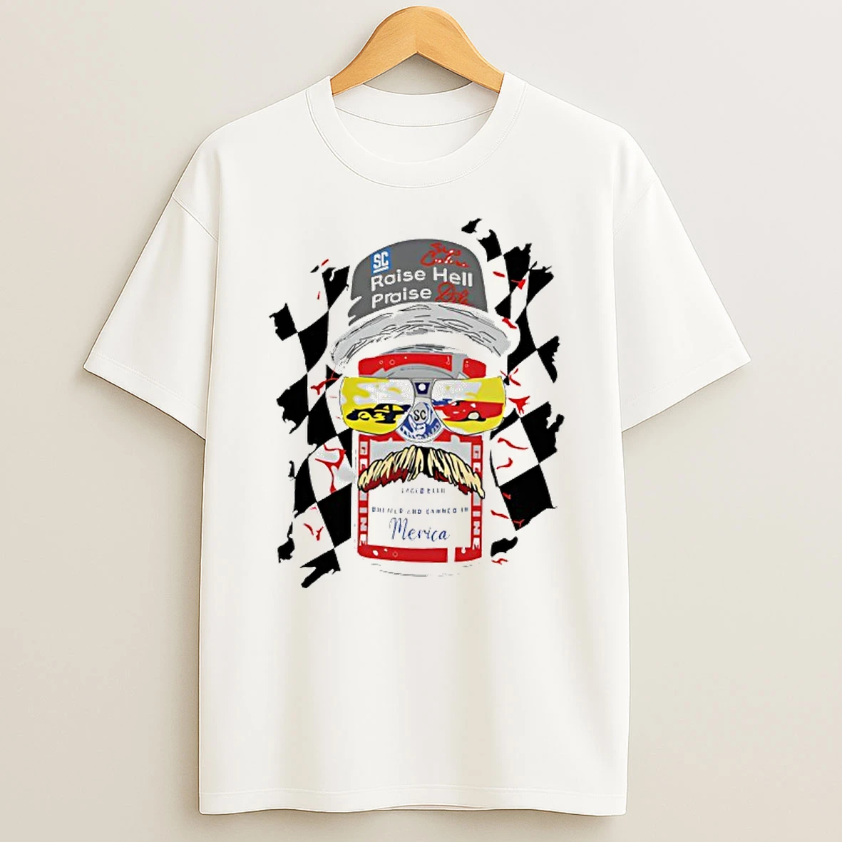 Raise Hell Praise Dale Car Racing Shirts