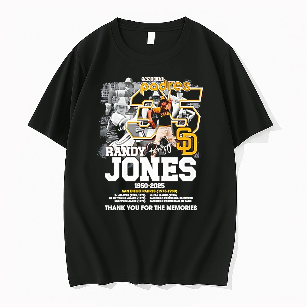 Randy Jones San Diego Padres 1950 1025 Thank You For The Memories Shirts