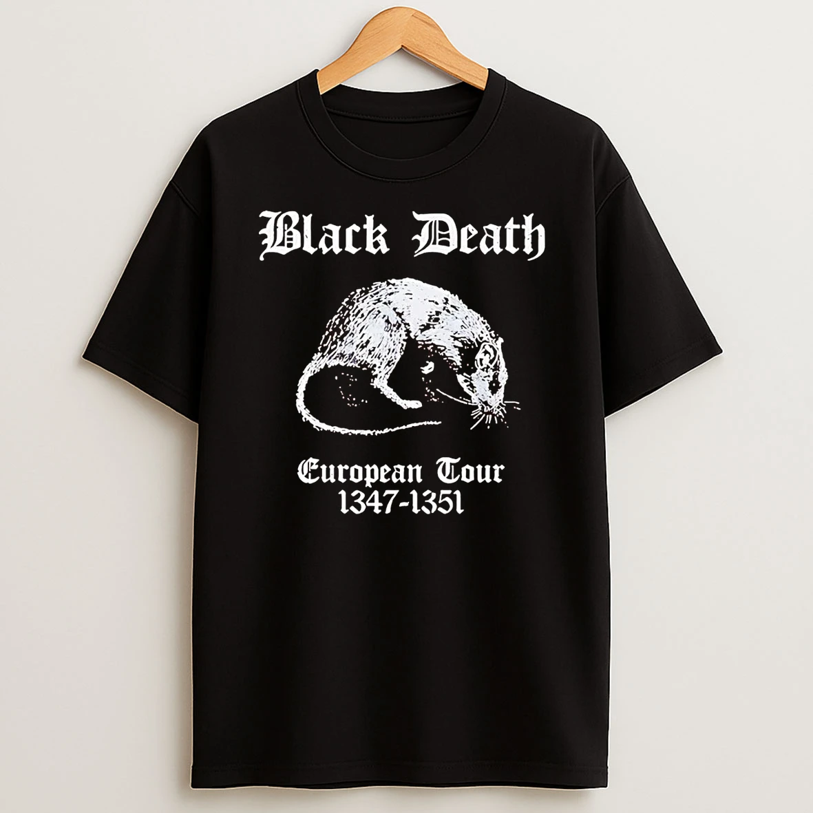 Rat Black Death European Tour 1347 1351 Shirts