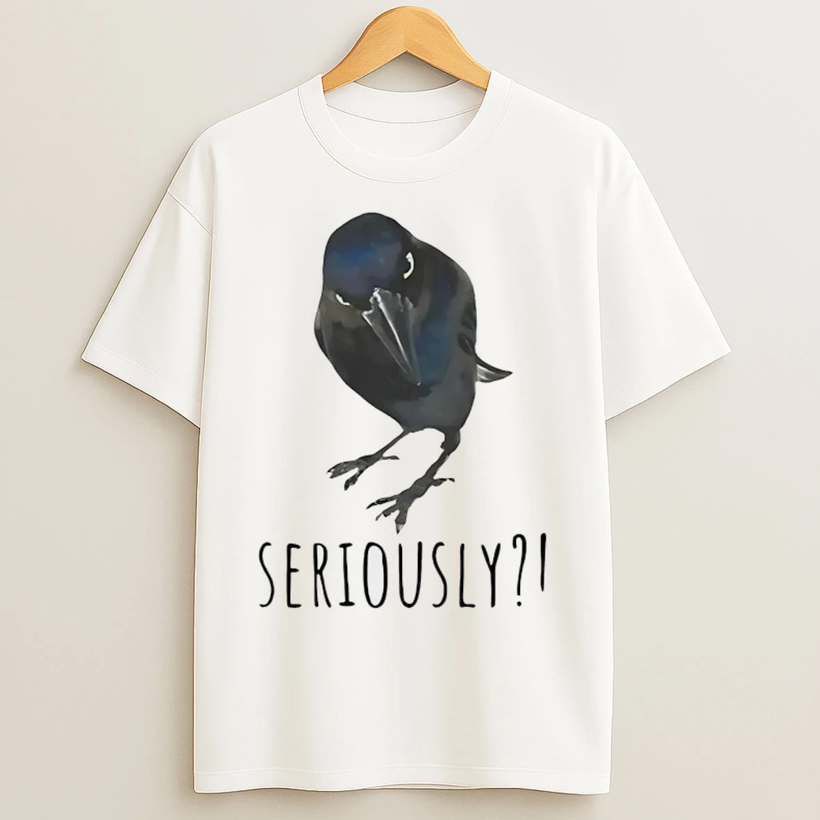 Raven Question Seriously T Shirts